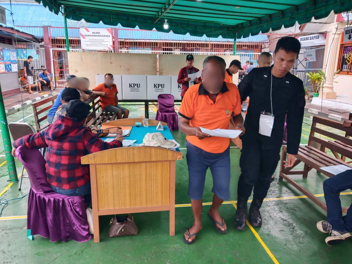 Rutan Tarutung Fasilitasi Warga Binaan Gunakan Hak Pilih di Pilkada