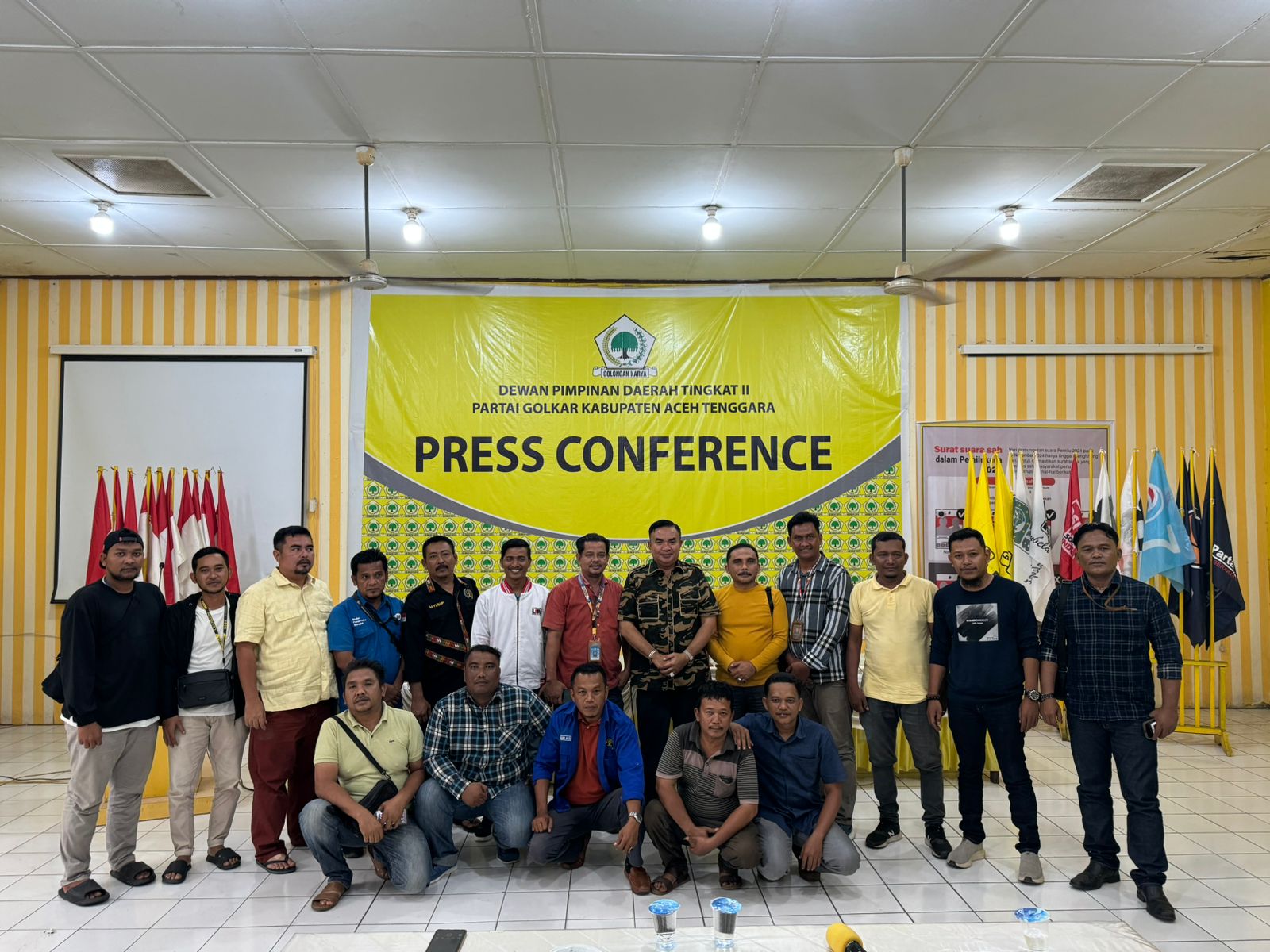 Bupati Agara Terpilih Salim Fakhry Gelar Konferensi Pers