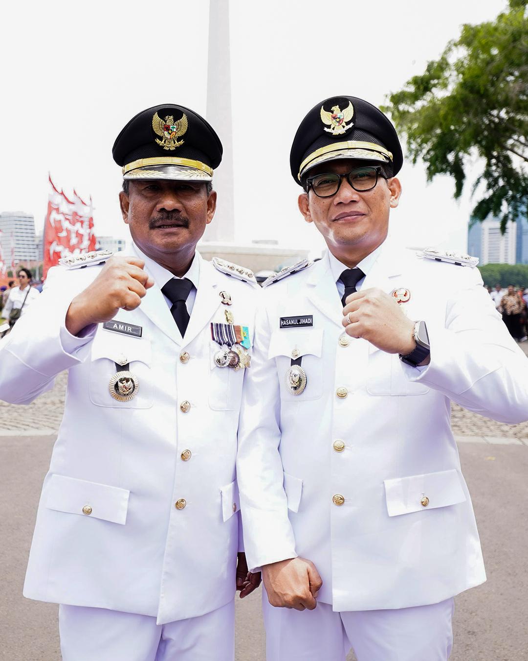 Amir Hamzah-Hasanul Jihadi Resmi Dilantik Sebagai Wali Kota Dan Wakil Wali Kota Binjai