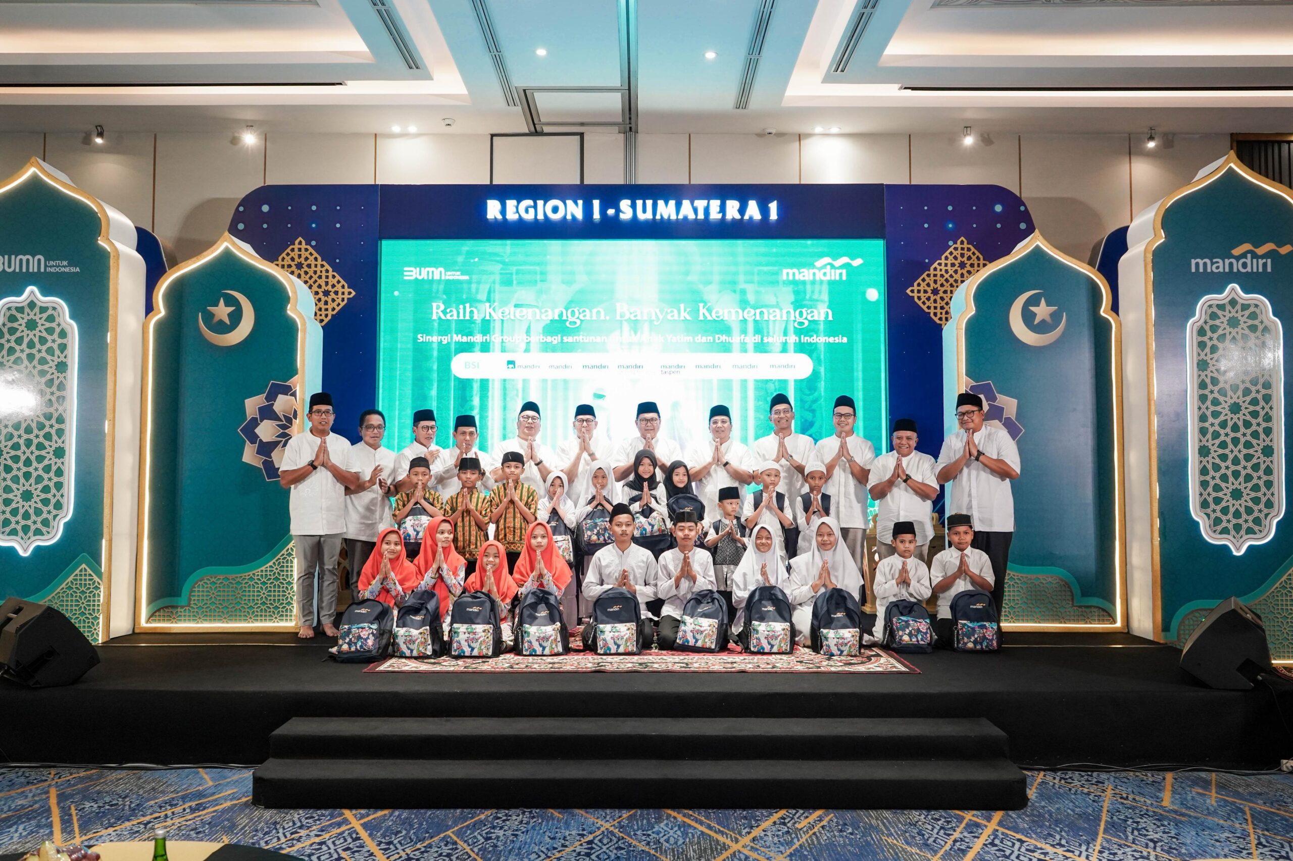 Berbagi Kebaikan Ramadan 1446 H, Bank Mandiri Group Santuni 57.600 Santunan Anak Yatim