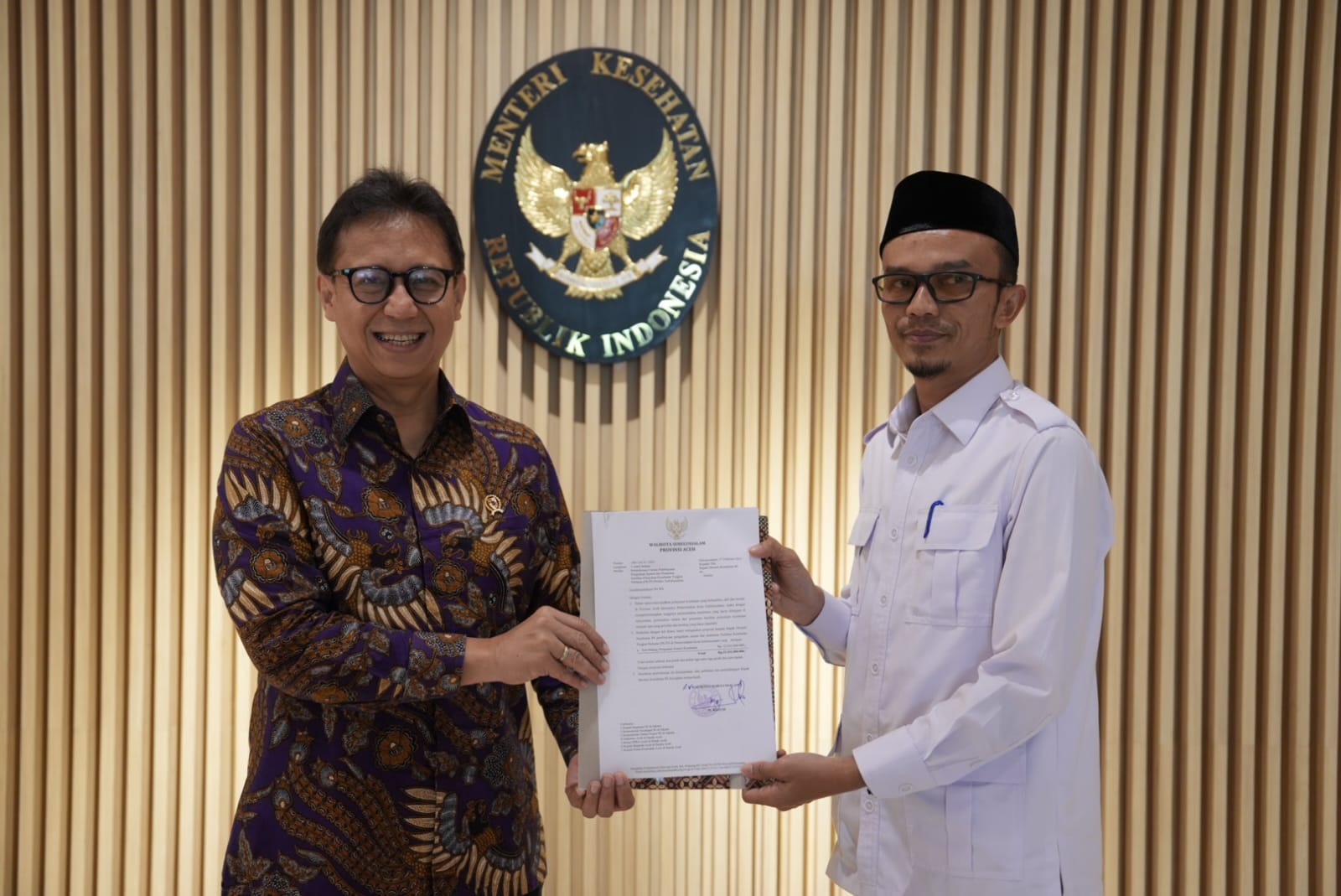Wali Kota HRB Lobi Menkes