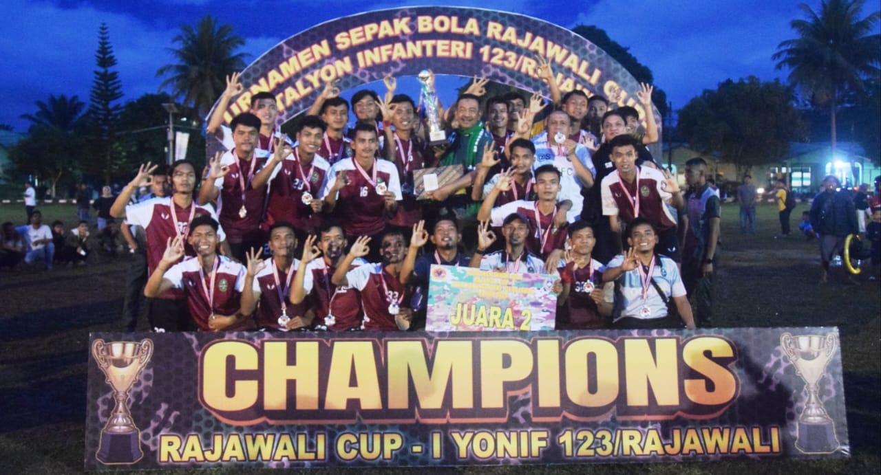Danrem 023/KS Tutup Turnamen Sepakbola Rajawali Cup I