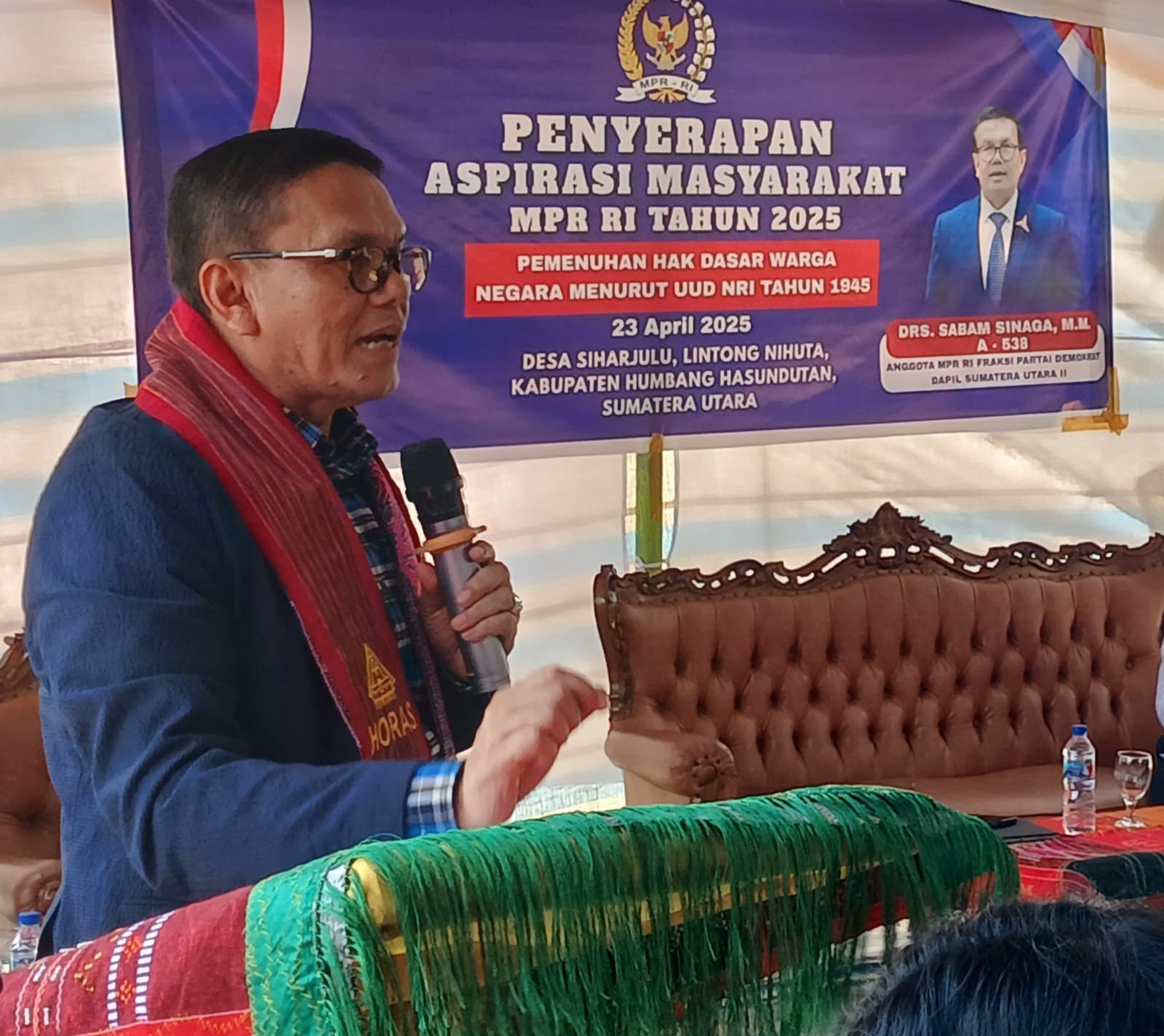 Anggota DPR-RI Sabam Sinaga Dorong Peningkatan Pendidikan Di Humbahas
