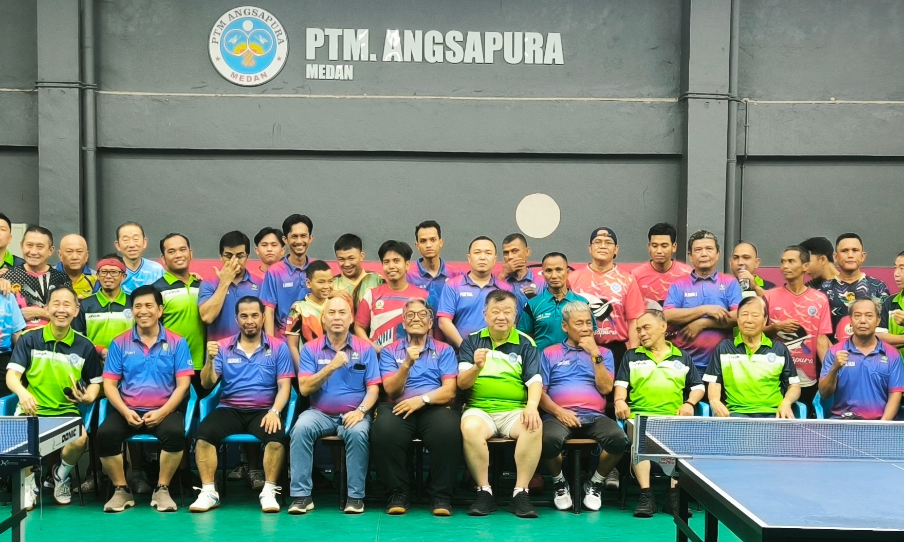 PTM Angsapura - PTMSI Medan Silaturahim Dan Gelar Pertandingan Persahabatan