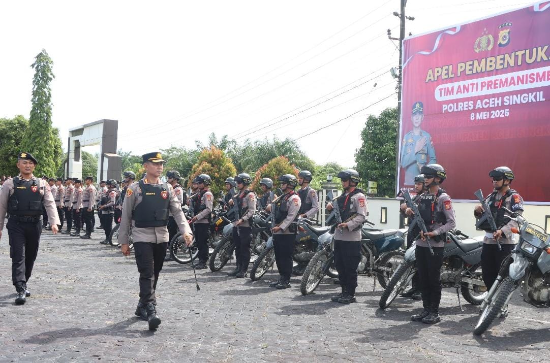 Polres Aceh Singkil Bentuk Tim Pemburu Anti Premanisme