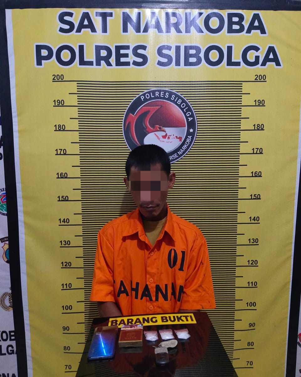 Miliki Sabu, Warga Sibolga Digelandang Polisi