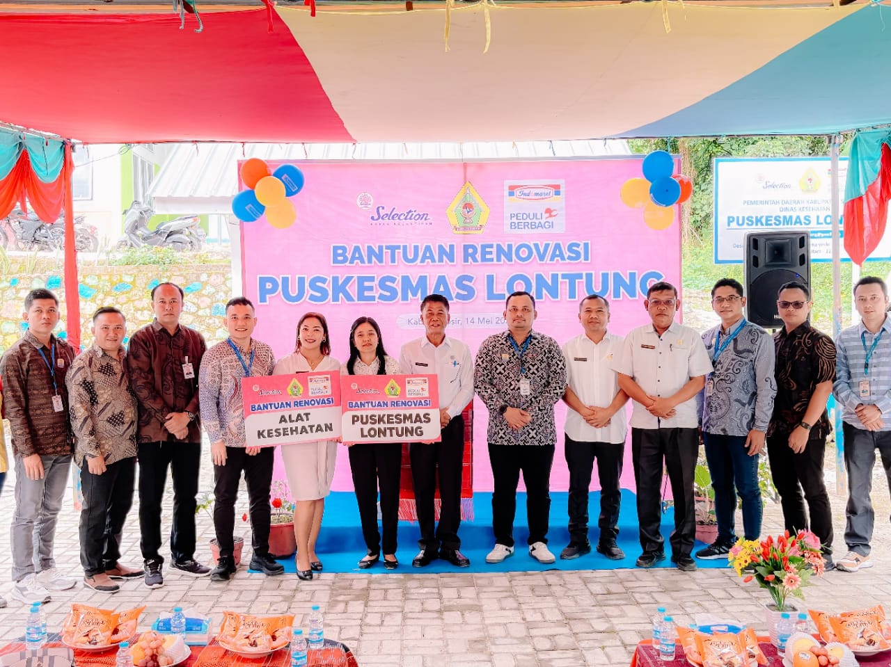Indomaret Dan Selection Renovasi Puskesmas Lontung Samosir