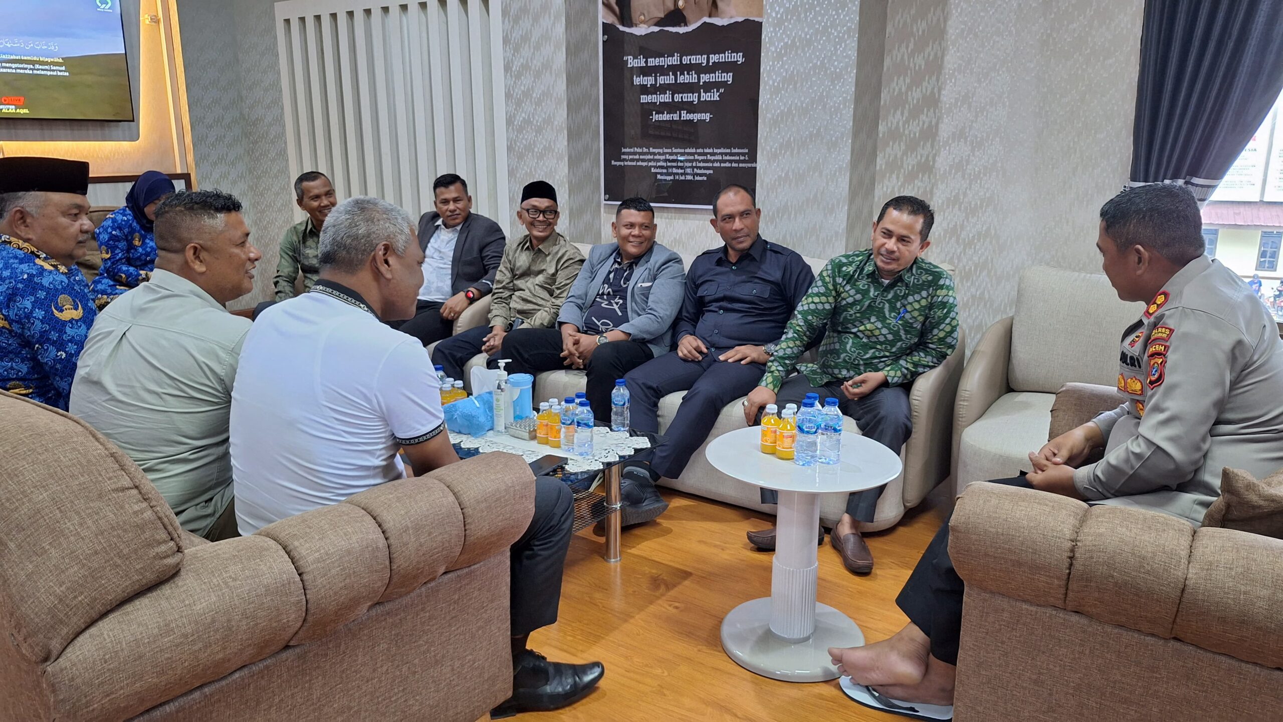 Ketua DPRK Aceh Utara Kunjungi Kapolres Lhokseumawe, Bahas Persoalan Sosial Dan Keamanan