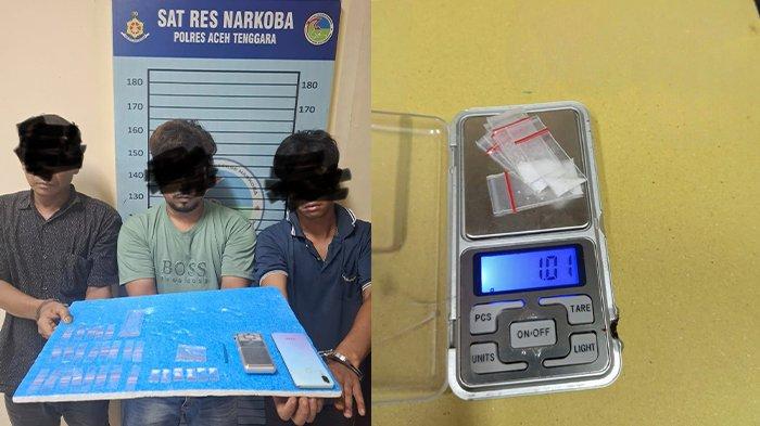 Polres Agara Bekuk Tiga Pemuda Diduga Terlibat Sabu