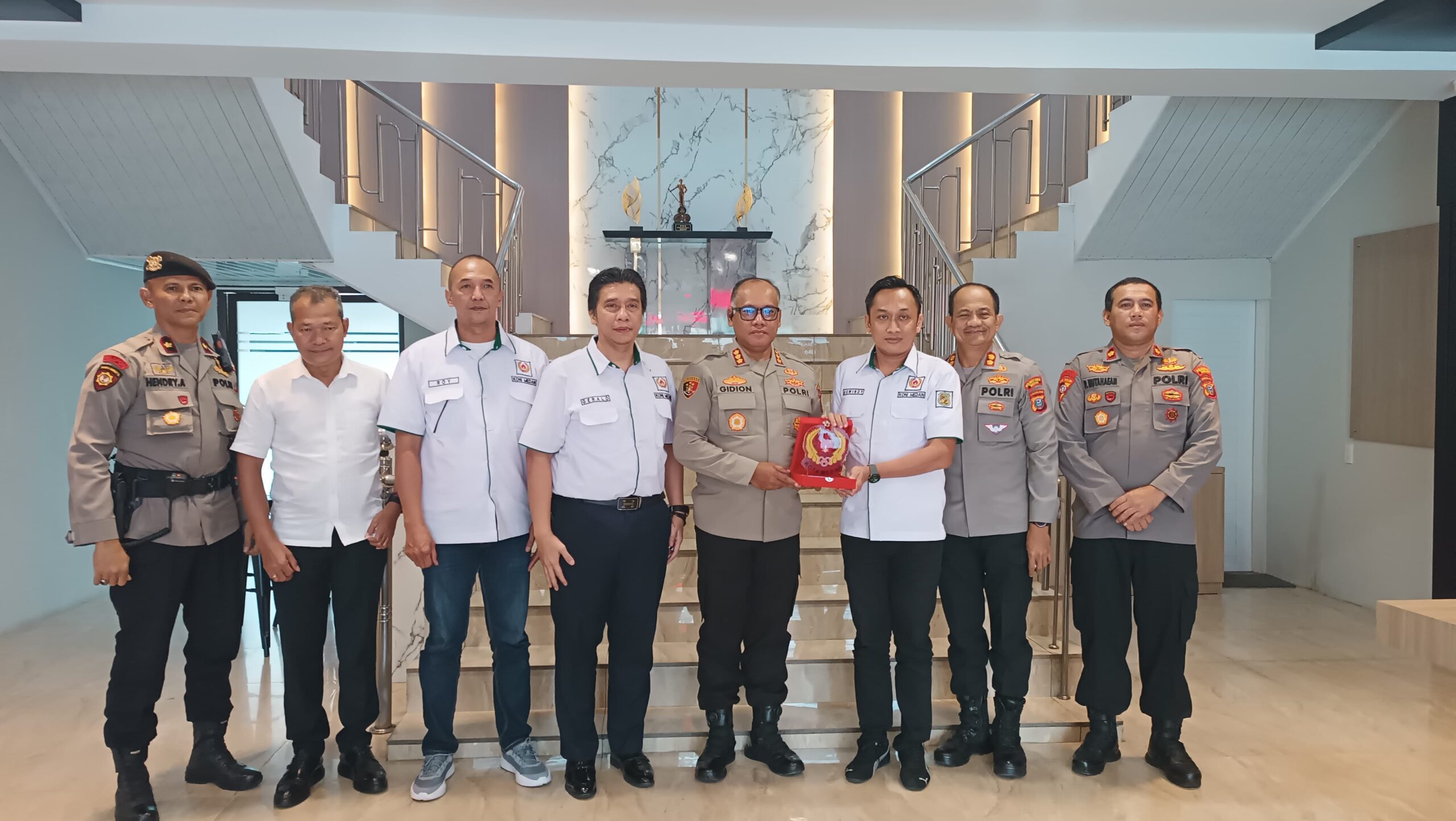 KONI Medan Audiensi Kapolrestabes Medan