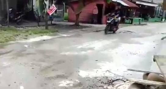 Pembangunan Rabat Beton Di Desa Lawe Sumur Sepakat Diduga Bermasalah