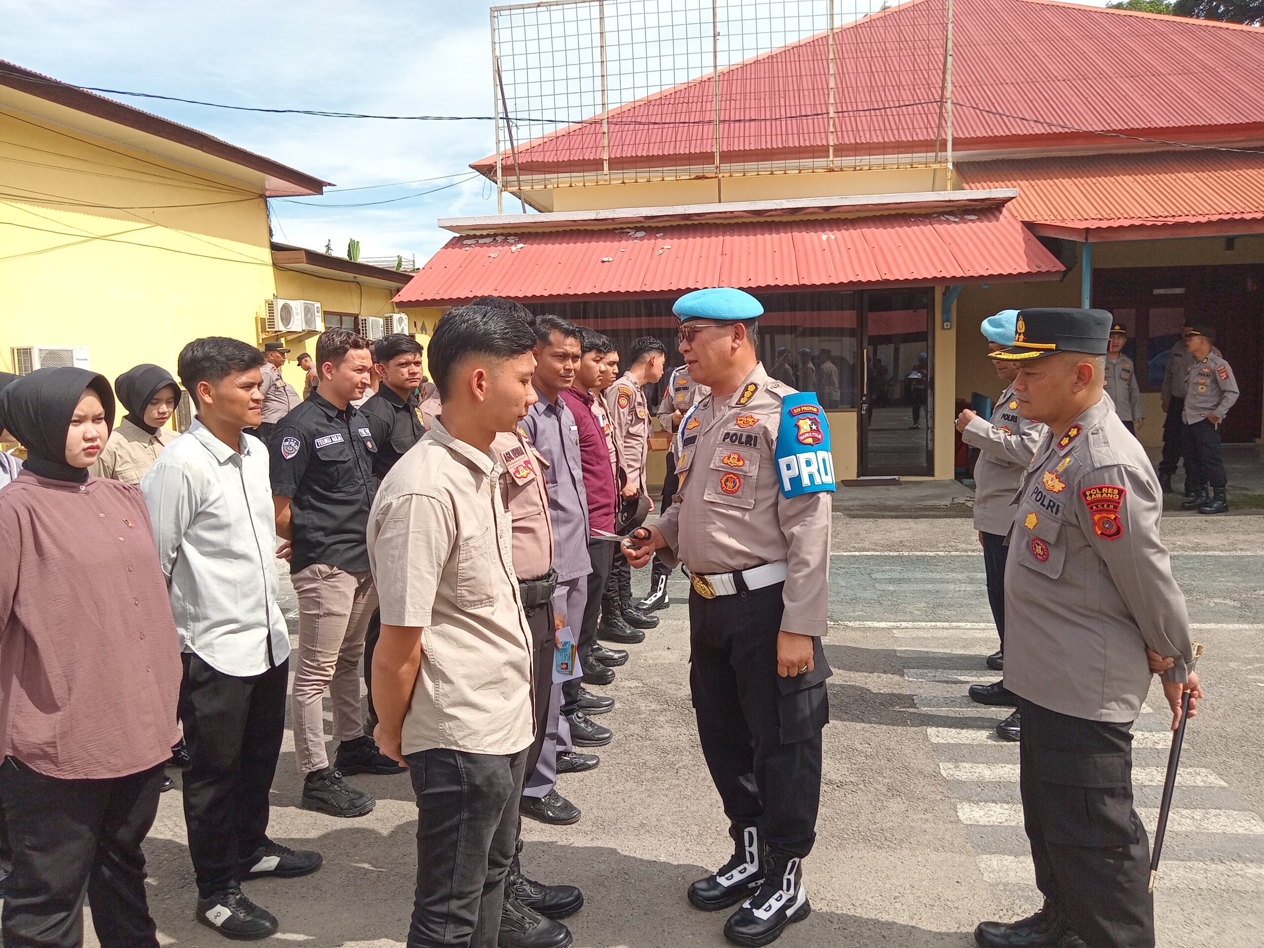 Div Propam Polri Gelar Gaktibplin Di Polres Sabang
