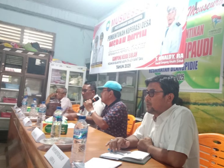 Kopdes Merah Putih Syariah Keudee Siblah Abdya Terbentuk