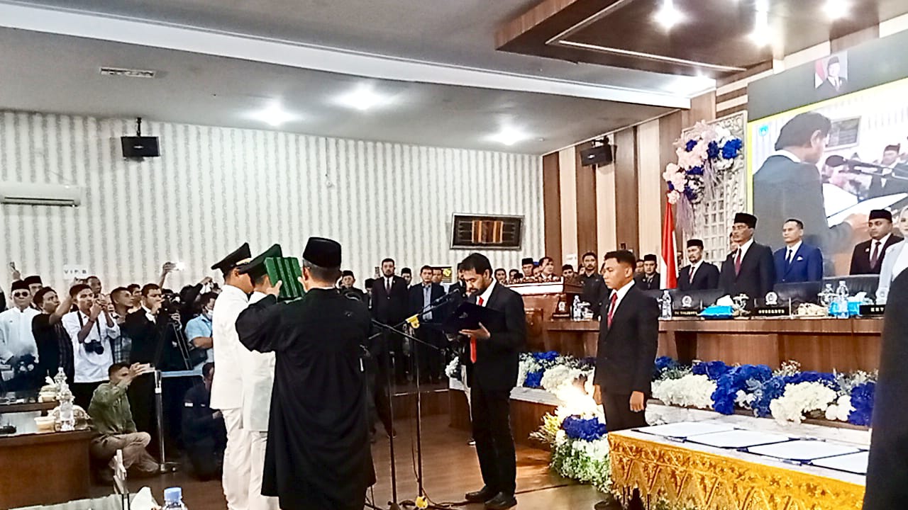 Gubernur Aceh Lantik Wali Kota dan Wakil Wali Kota Langsa