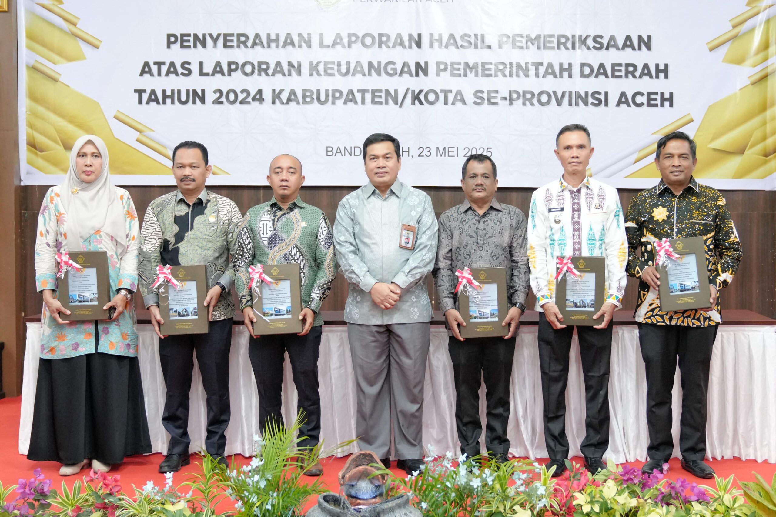 Sabang Terima Opini WTP Ke-13 Dari BPK RI