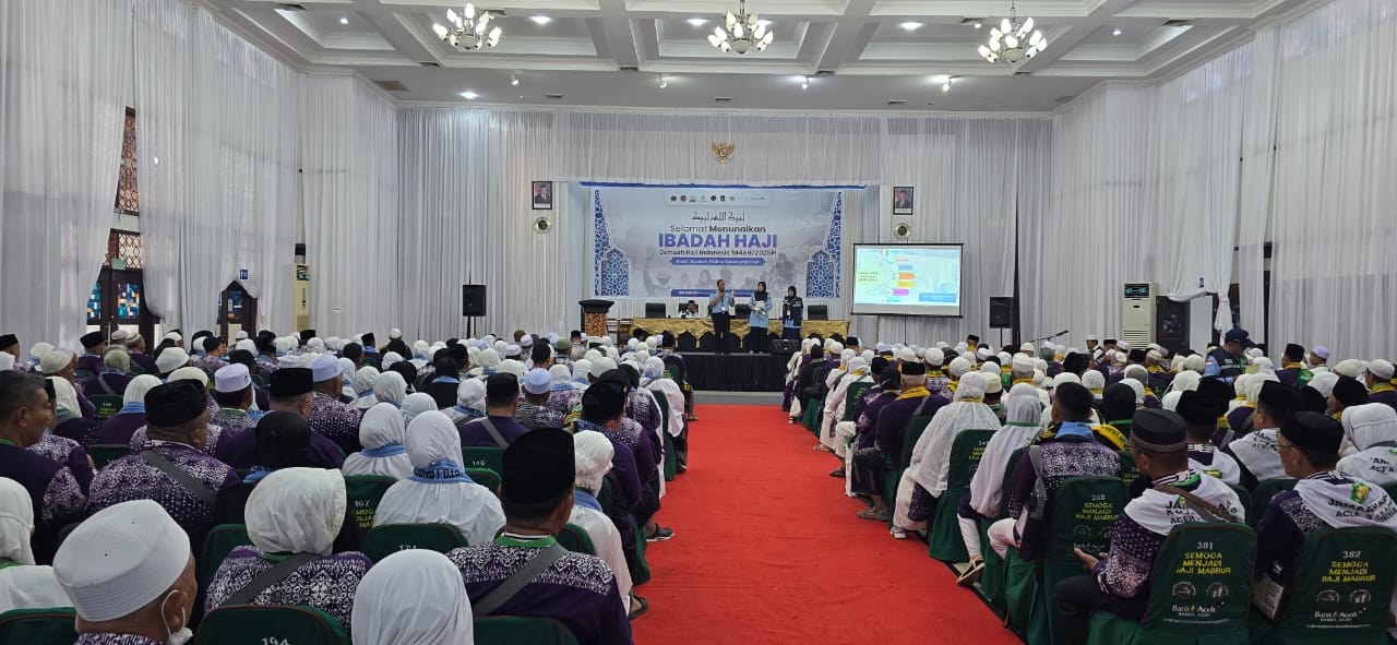 Jamaah Haji Kloter 7 BTJ Diberangkatkan Ke Tanah Suci Hari Ini