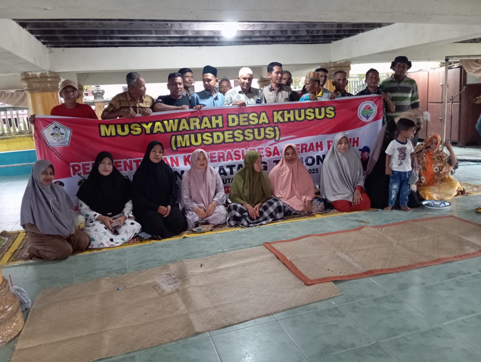 Warga Matang Tunong Pilih Pengurus Koperasi Merah Putih