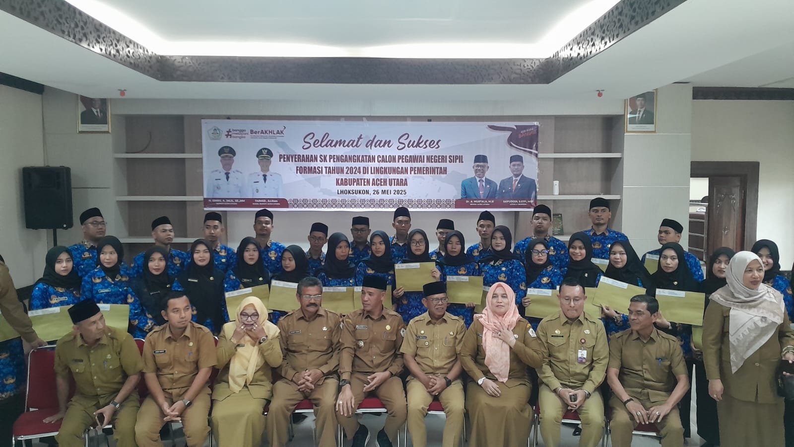 33 CPNS Aceh Utara Formasi 2024 Terima SK