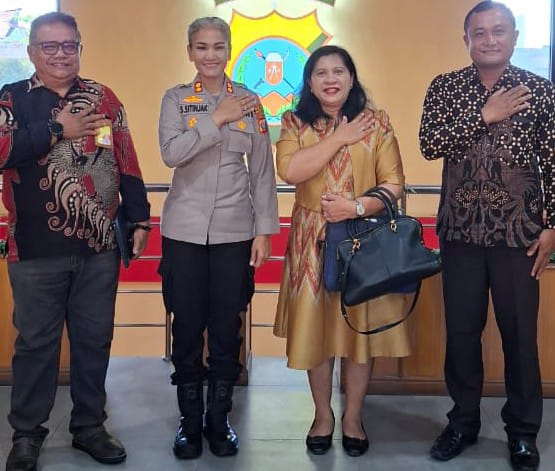 Kapolres Sambut Baik Tim UPI Pengarahan Dan Sosialisasi Peningkatan SDM Di Lingkungan Polres P.Siantar