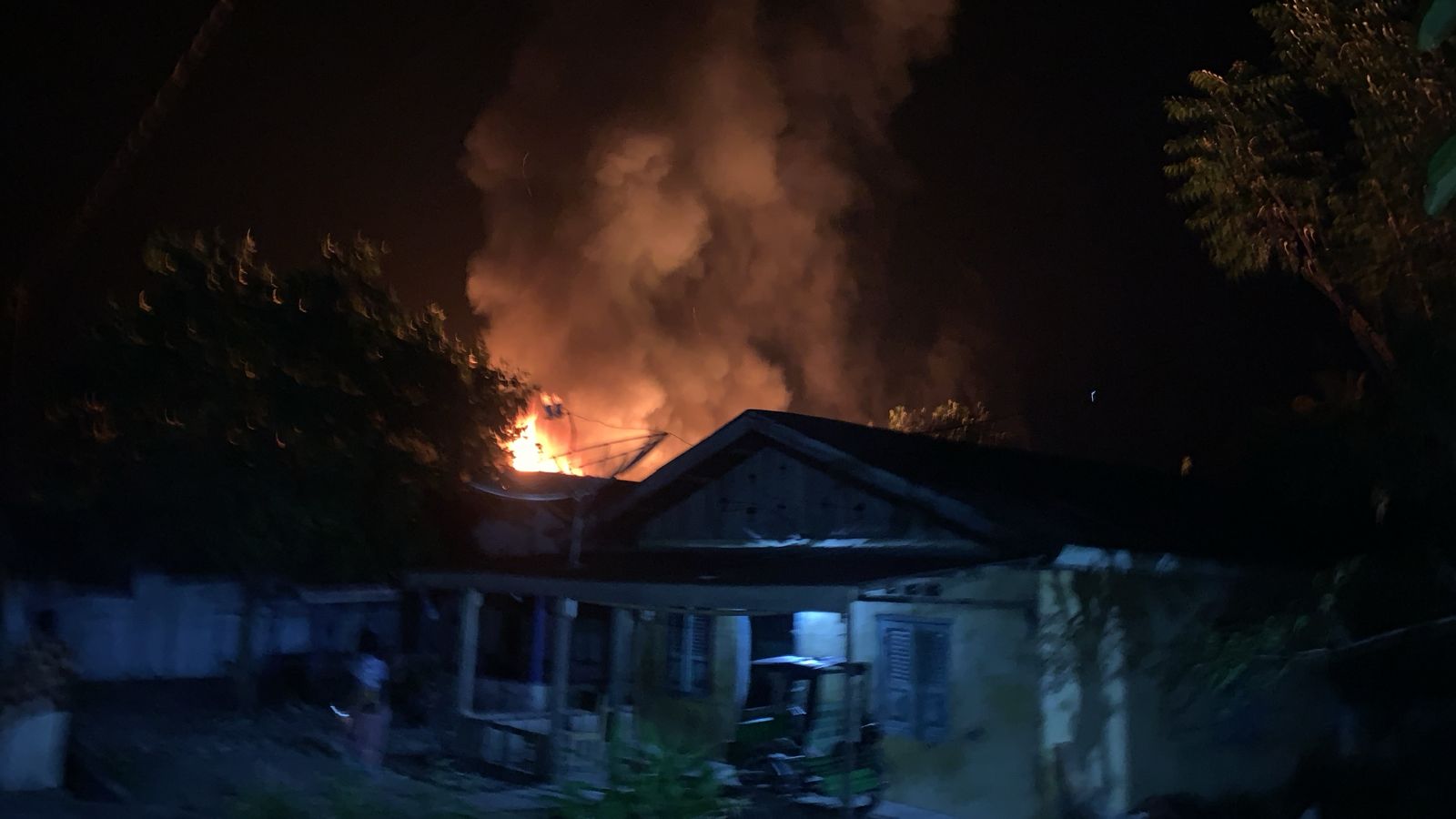 Lima Rumah Terbakar Di Aceh Tenggara