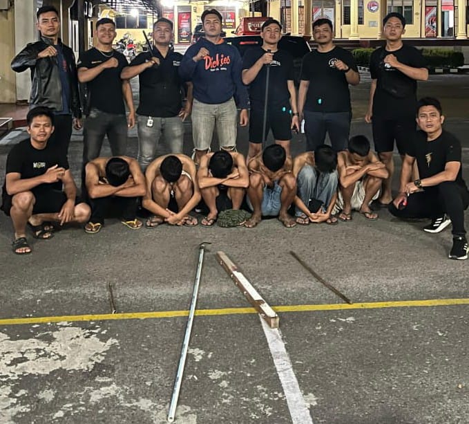 Lapor 110, Enam Remaja Tawuran Diamankan