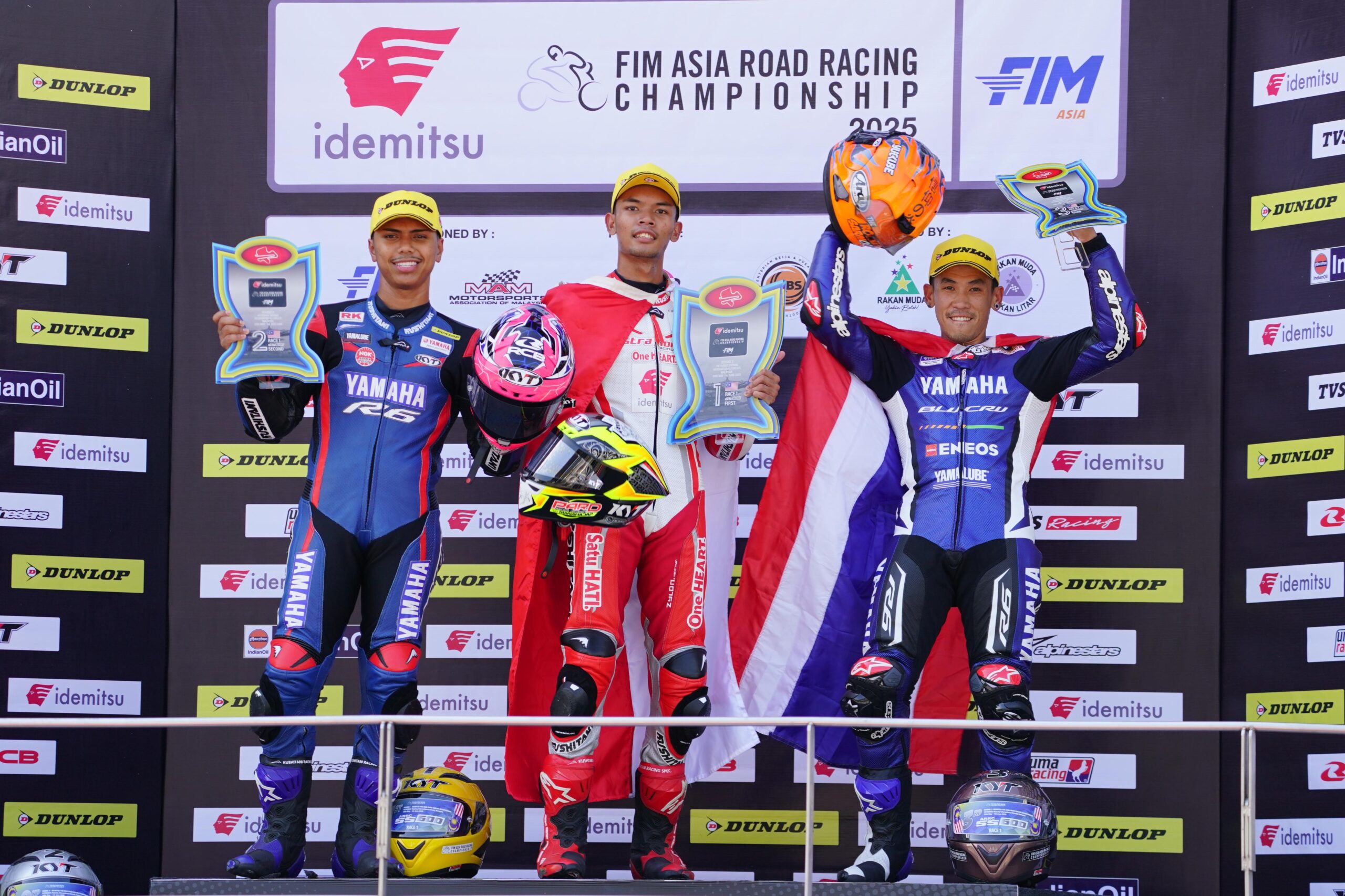 CBR Series Melesat Kencang, Sapu Bersih Podium Pertama ARRC Sepang
