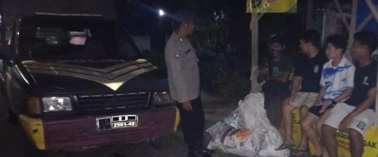 Polsek Siantar Marihat Patroli Malam Antisipasi Guantibmas