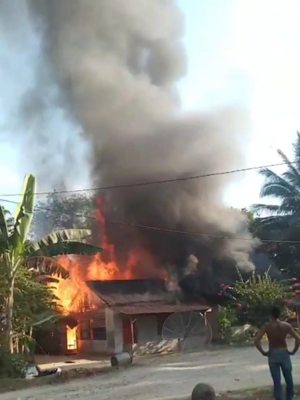 Kebakaran Di Subulussalam, Dua Rumah Rusak Berat