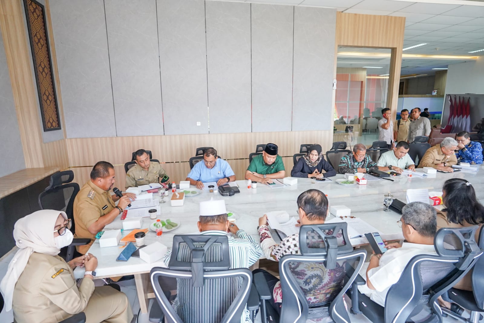 Realisasi DBH, Banggar DPRD SU Kunjungi Batubara