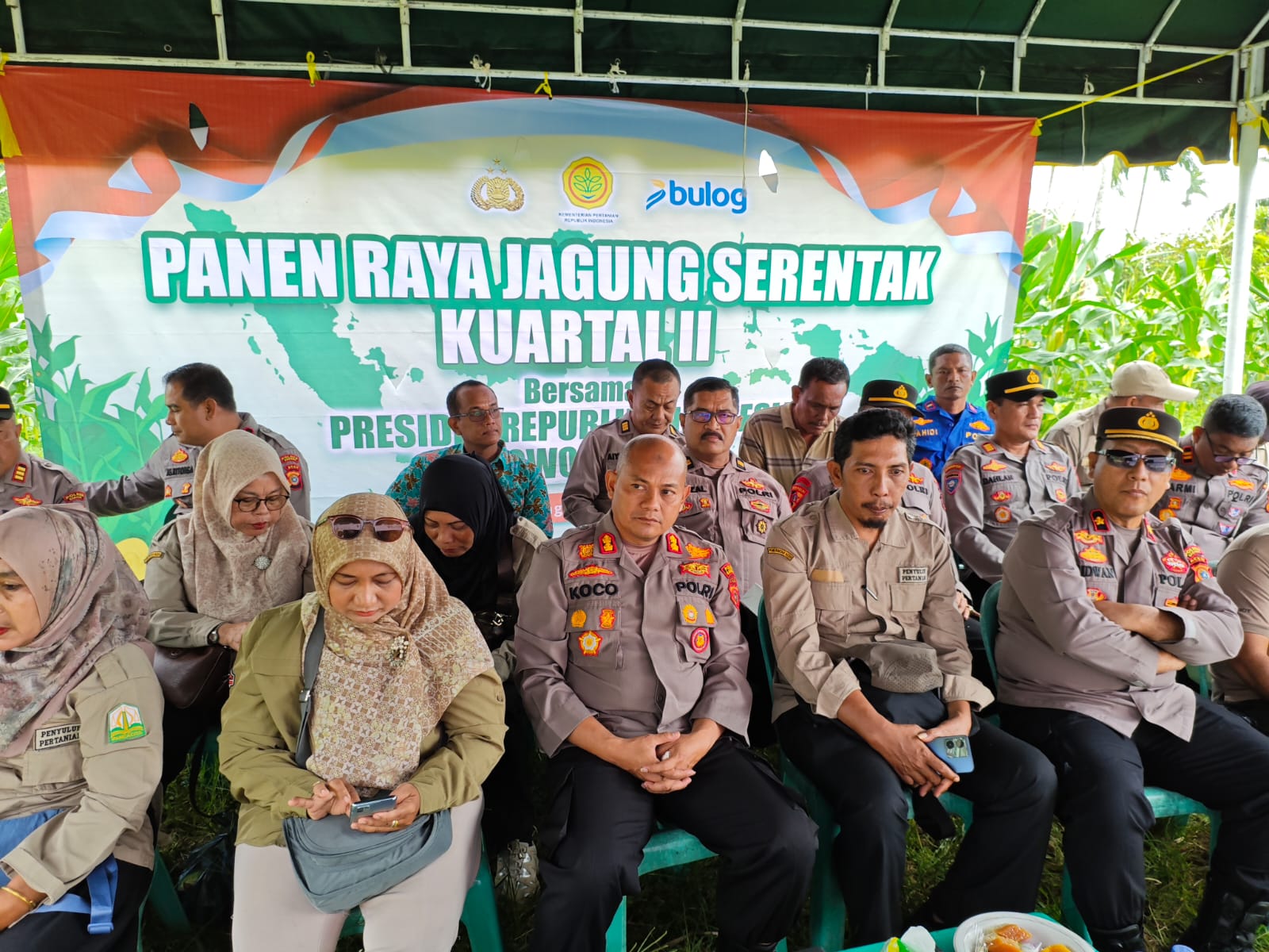 Kapolres Sabang Hadiri Panen Raya Jagung Nasional Di Batee Shoek