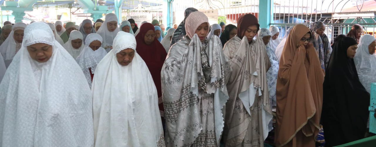 Wakil Wali Kota Pematangsiantar Sholat Idul Adha Bersama Warga