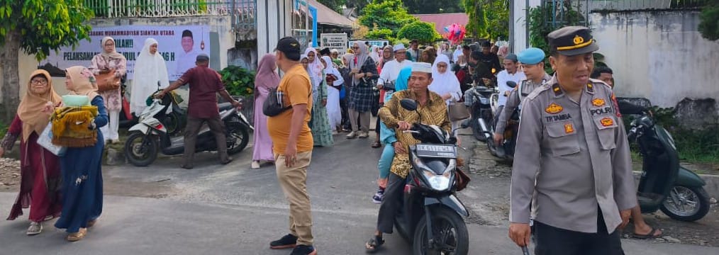 55 Personel Polres Pematangsiantar Amankan Sholat Idul Adha