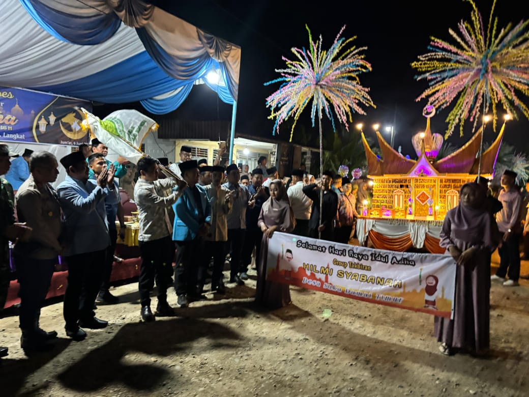 Ricky Buka Festival Gema Takbir Idul Adha 1446 H Di Hinai