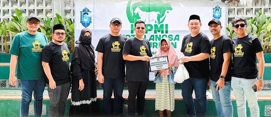 HIPMI Langsa Kurban Empat Sapi Di Iduladha 1446 H