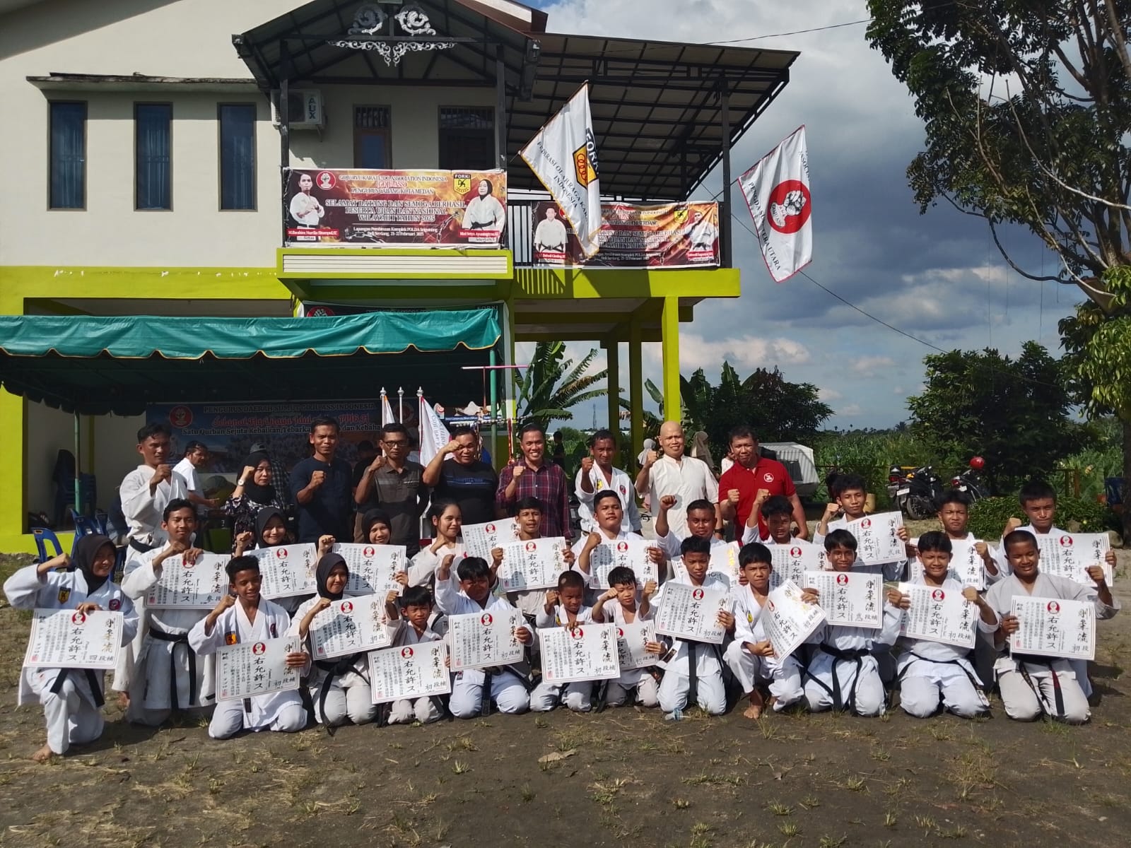 Goju-Ass Sumut Gelar UKT Sekaligus Pemberian Penghargaan