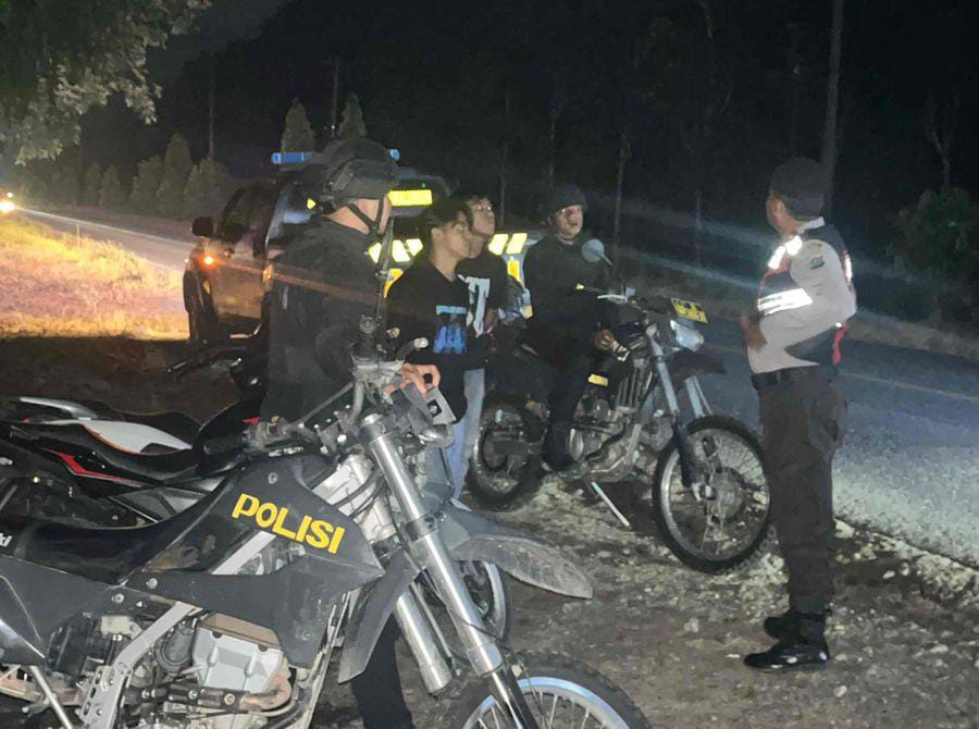 Polres Simalungun Gelar Patroli Cegah Balap Liar