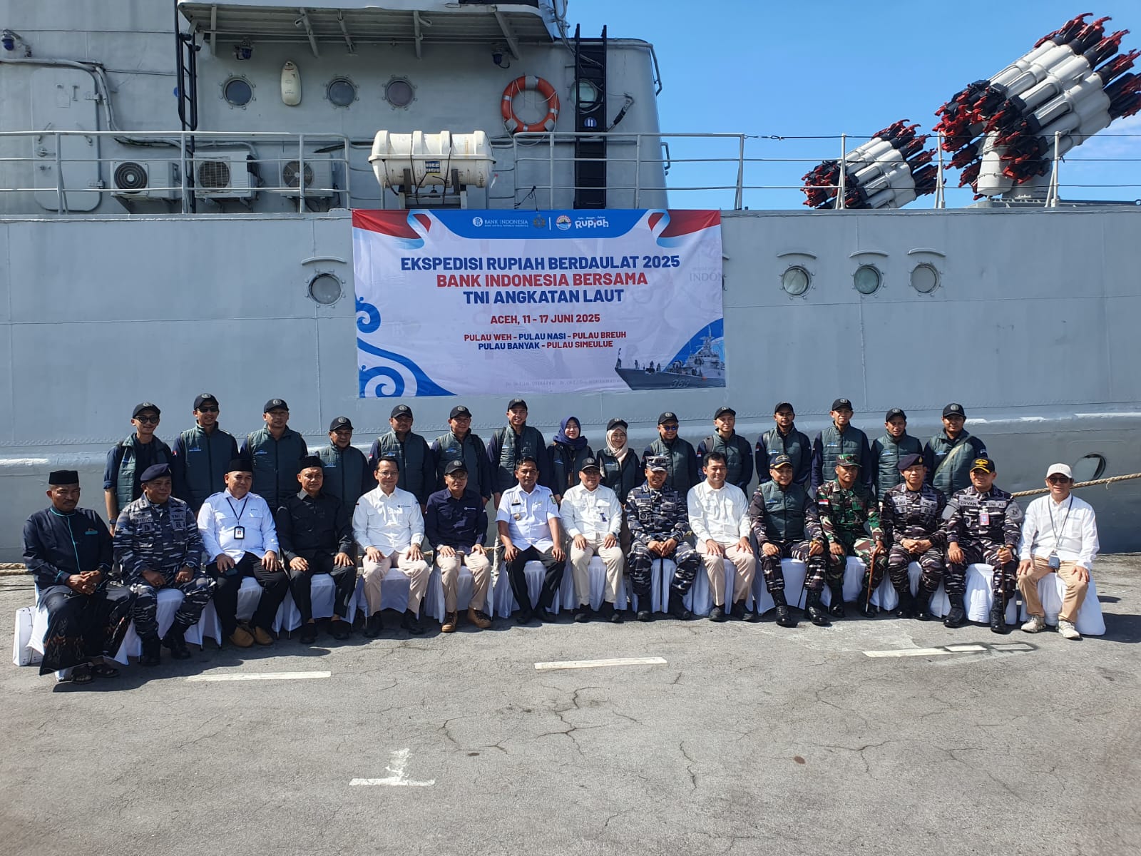 BI Aceh Dan TNI AL Gelar Ekspedisi Rupiah Berdaulat Di Pulau Terluar