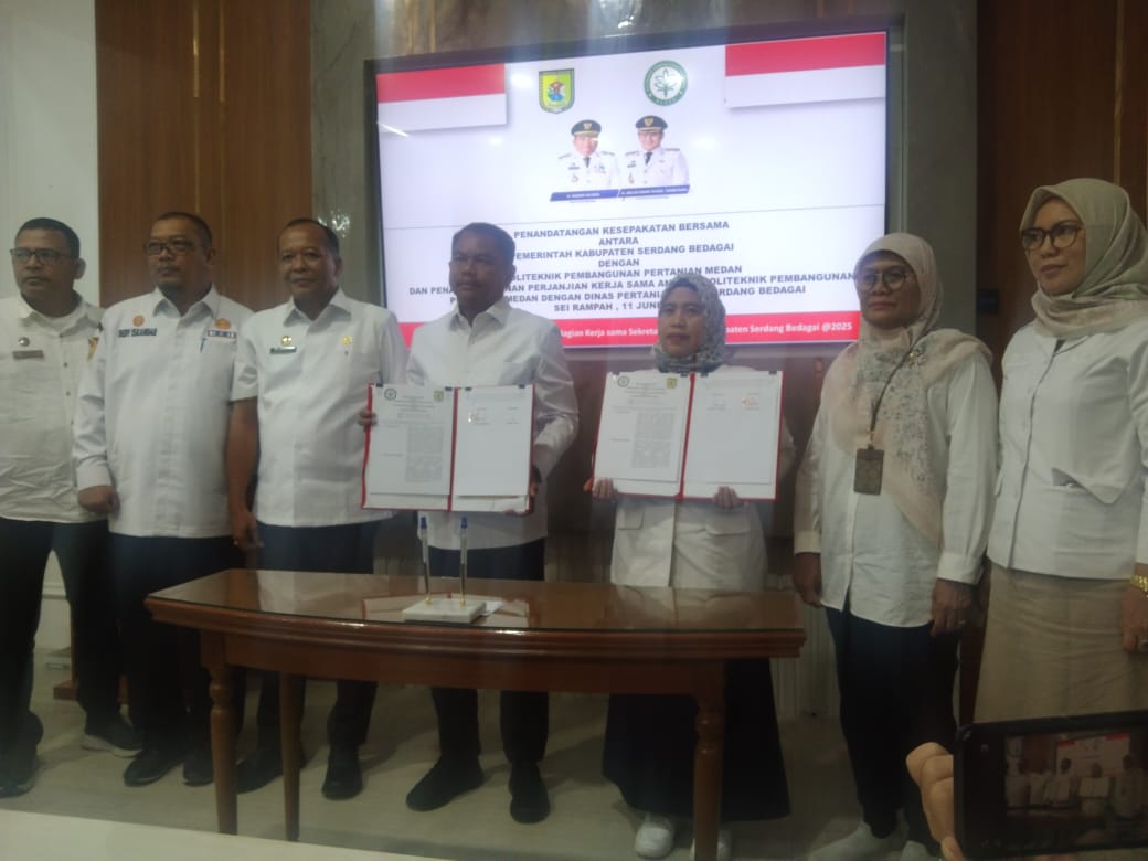 Cetak Petani Millenial, Polbangtan Kementan Kerjasama Pemkab Sergai