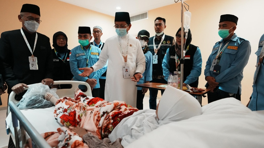 Kunjungi RSAS dan KKHI Makkah, Menag Doakan Untuk Kesembuhan Jemaah