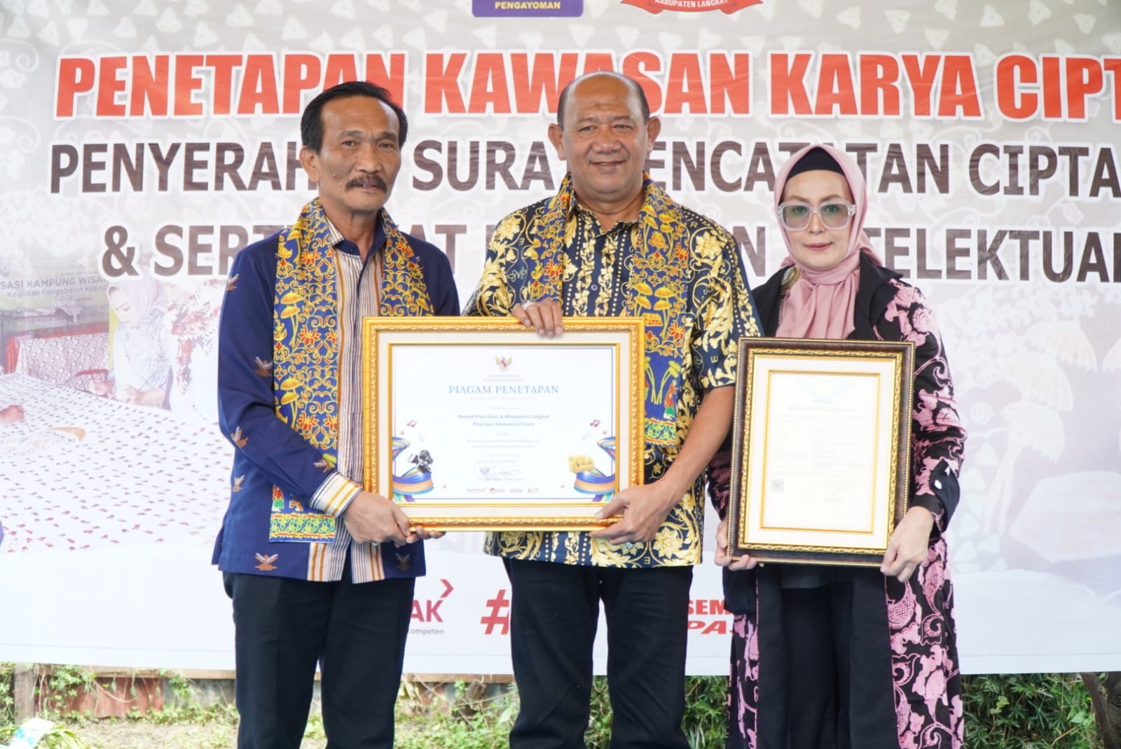 Syah Afandin Kukuhkan Kampung Batik Brandan Sebagai Kawasan Karya Cipta