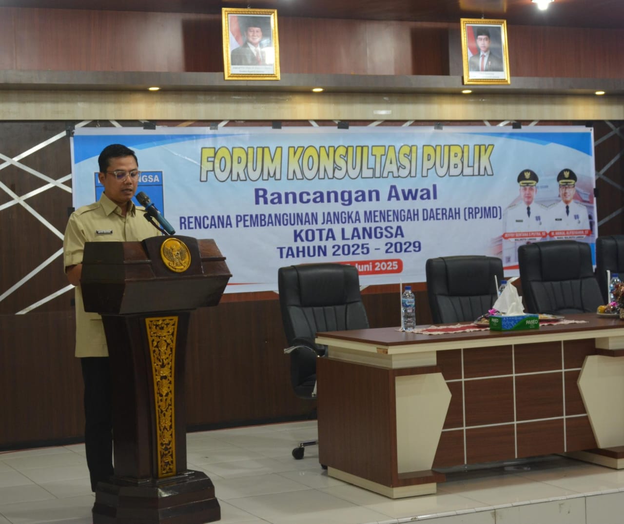 Wali Kota Langsa Buka Forum Konsultasi Publik RPJMD 2025-2030