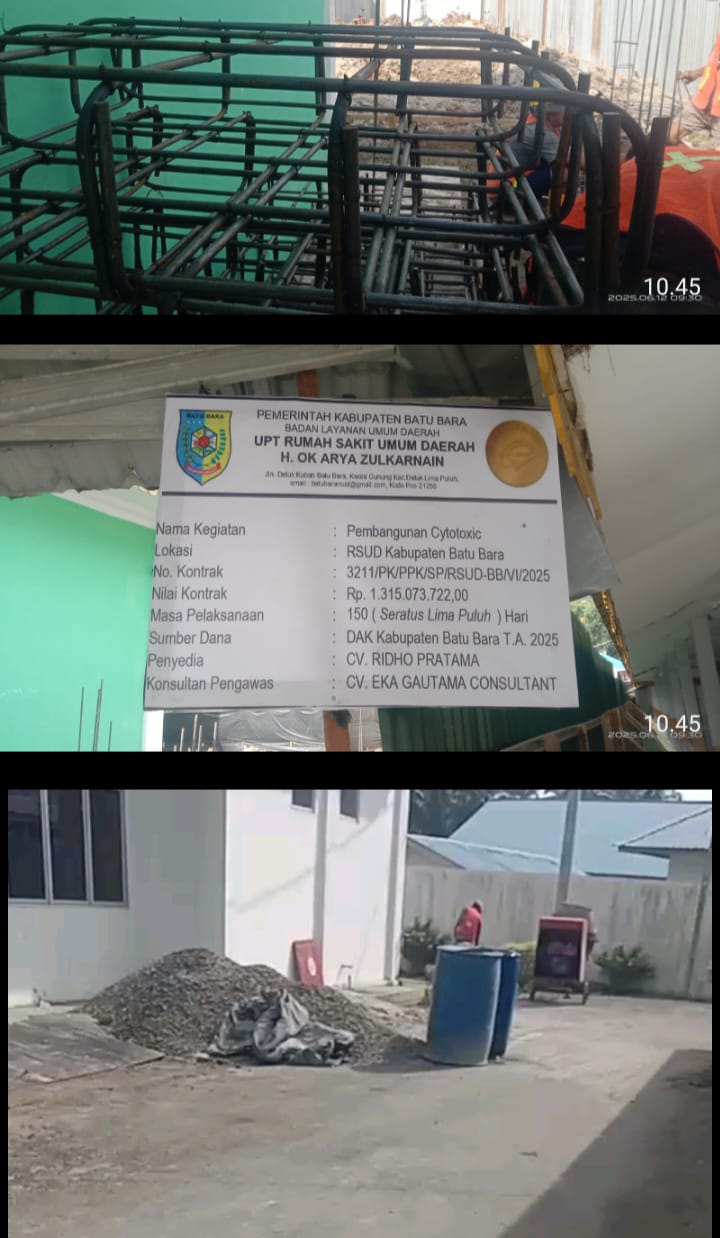 Pembangunan Cytotoxic Rp1,3 M Di Batubara Mulai Dikerjakan