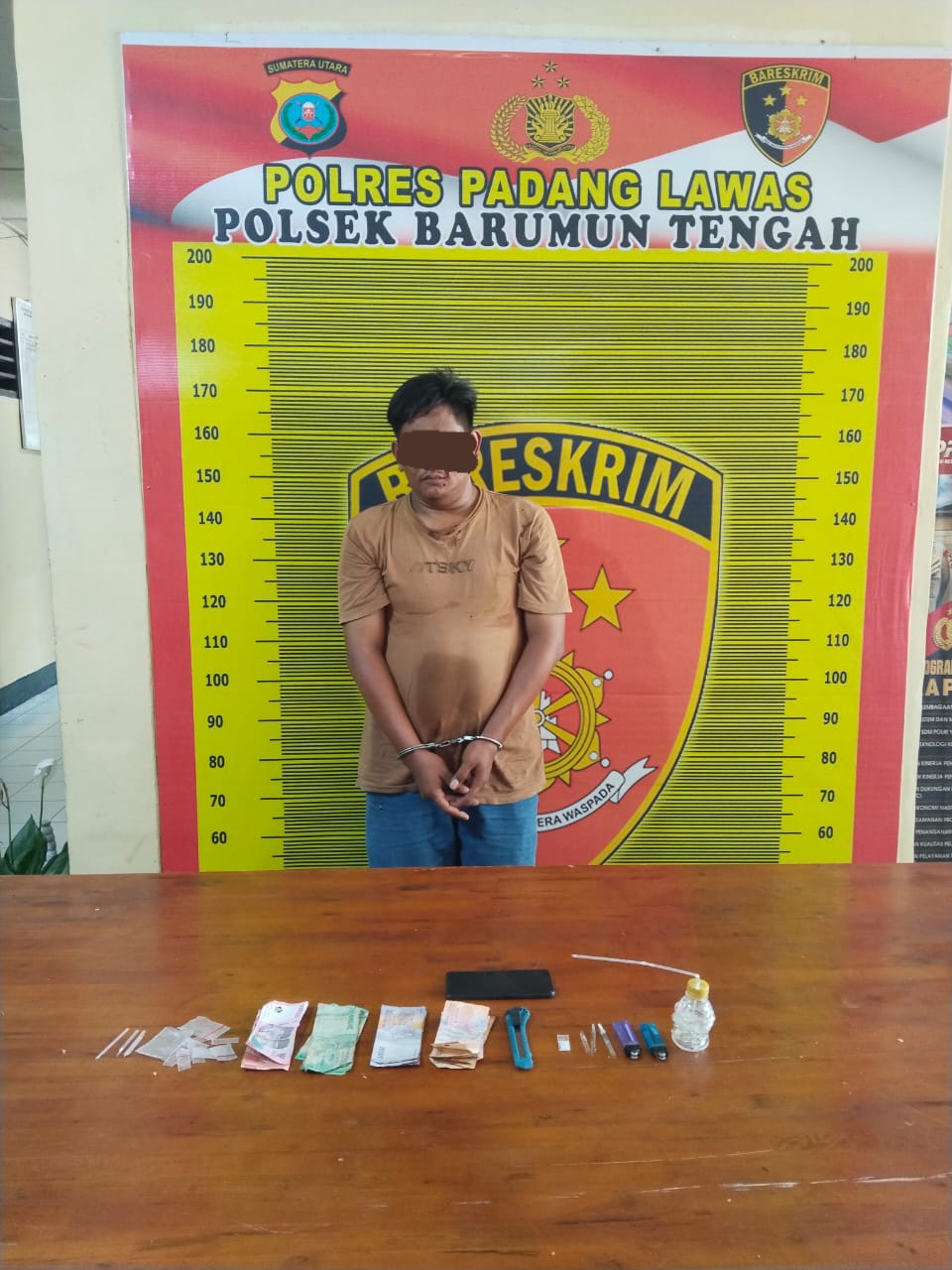 Polisi Ringkus Pengedar Sabu Di Kebun Sawit Palas