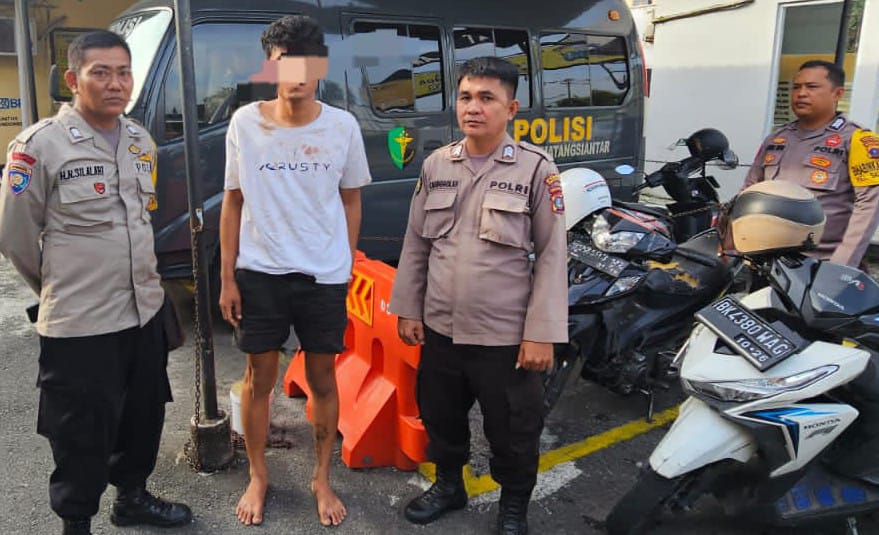 Polisi Amankan Pelaku Pencurian Berkat Call Center 110