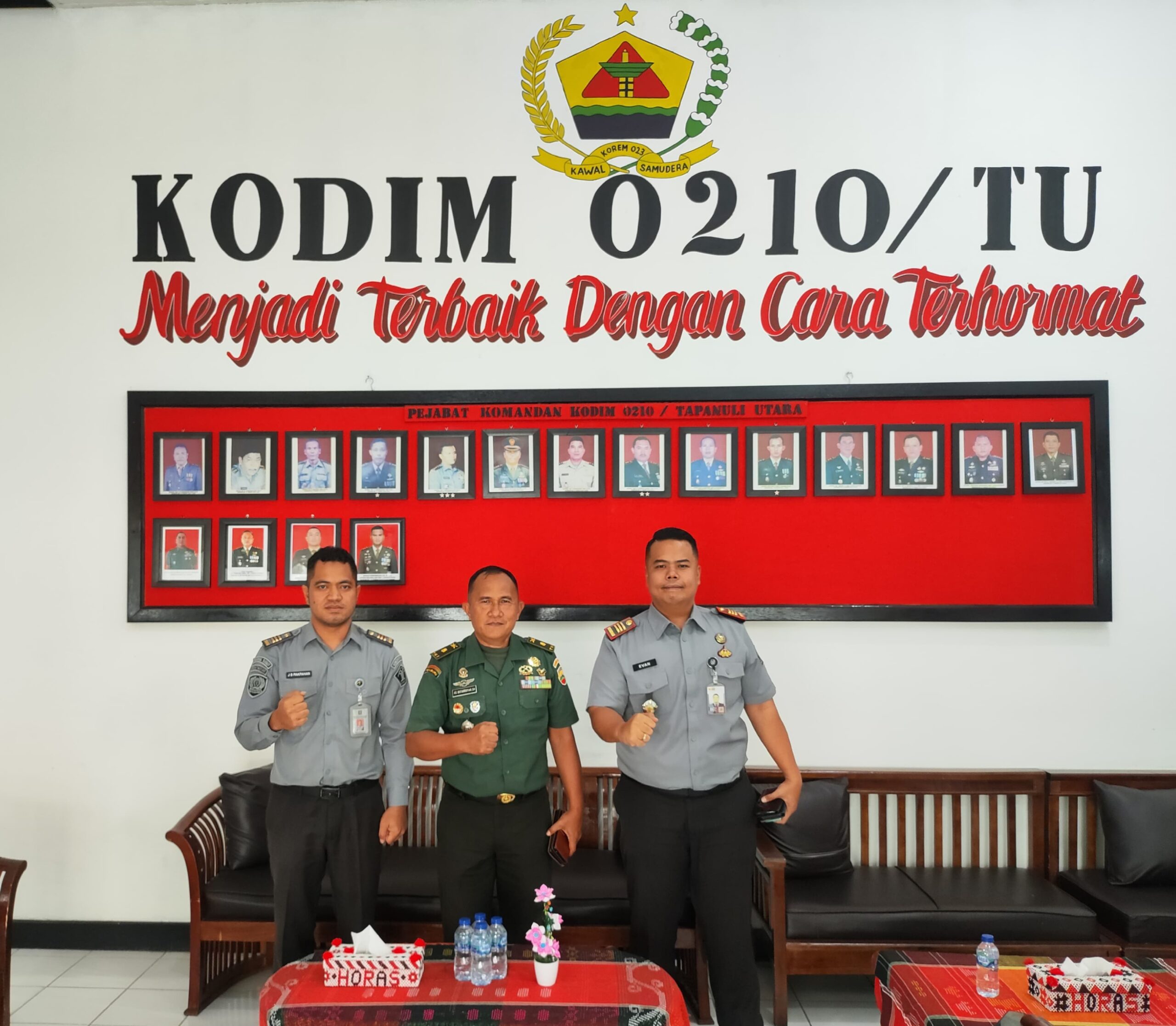 Karutan Tarutung Perkuat Sinergi Dengan Kodim Dan Polres Taput