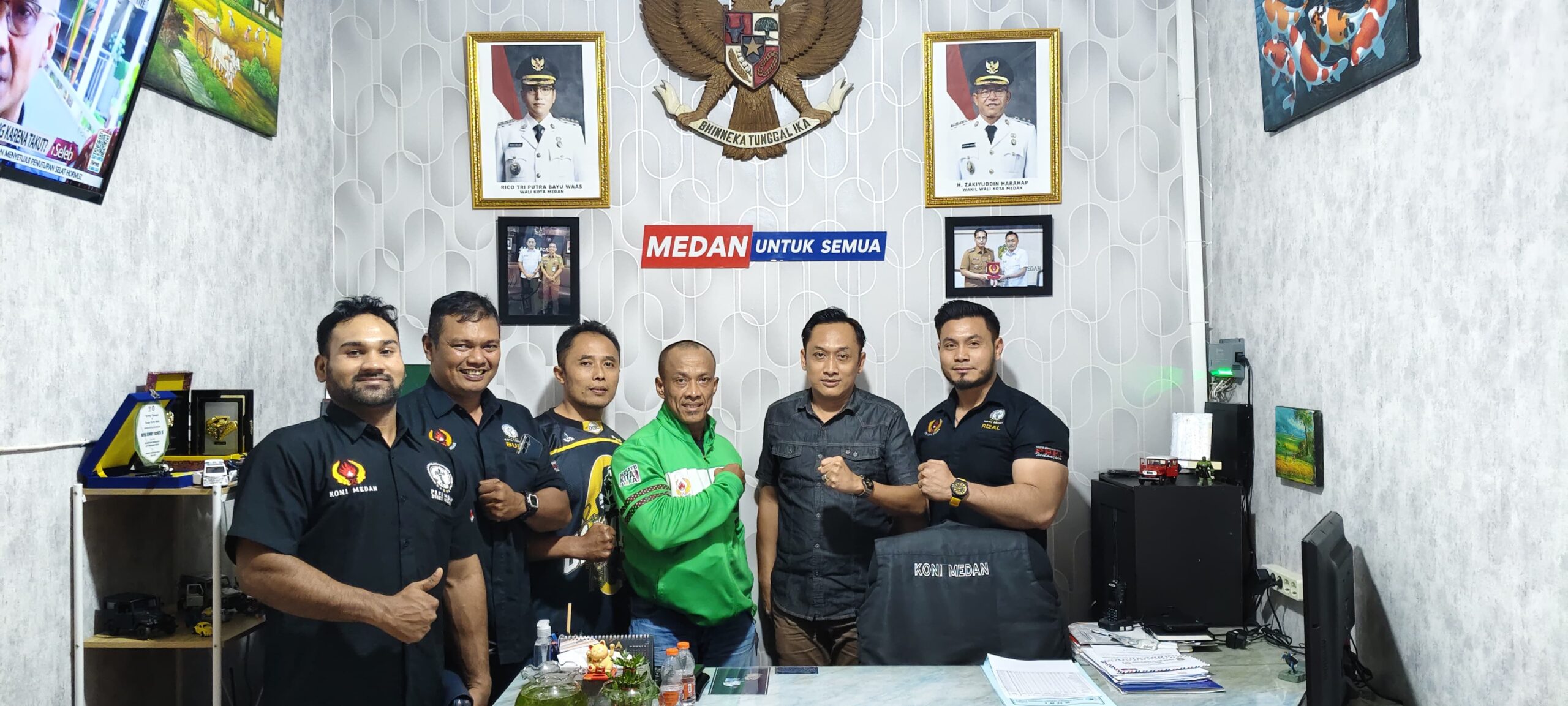 Aswindy Lepas Atlet Binaraga Menuju Kejurnas