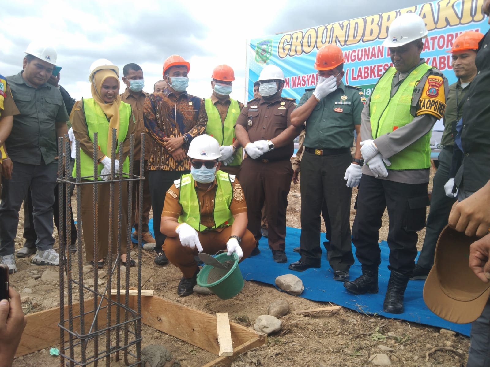 Pembangunan Labkesmas Padanglawas Dimulai