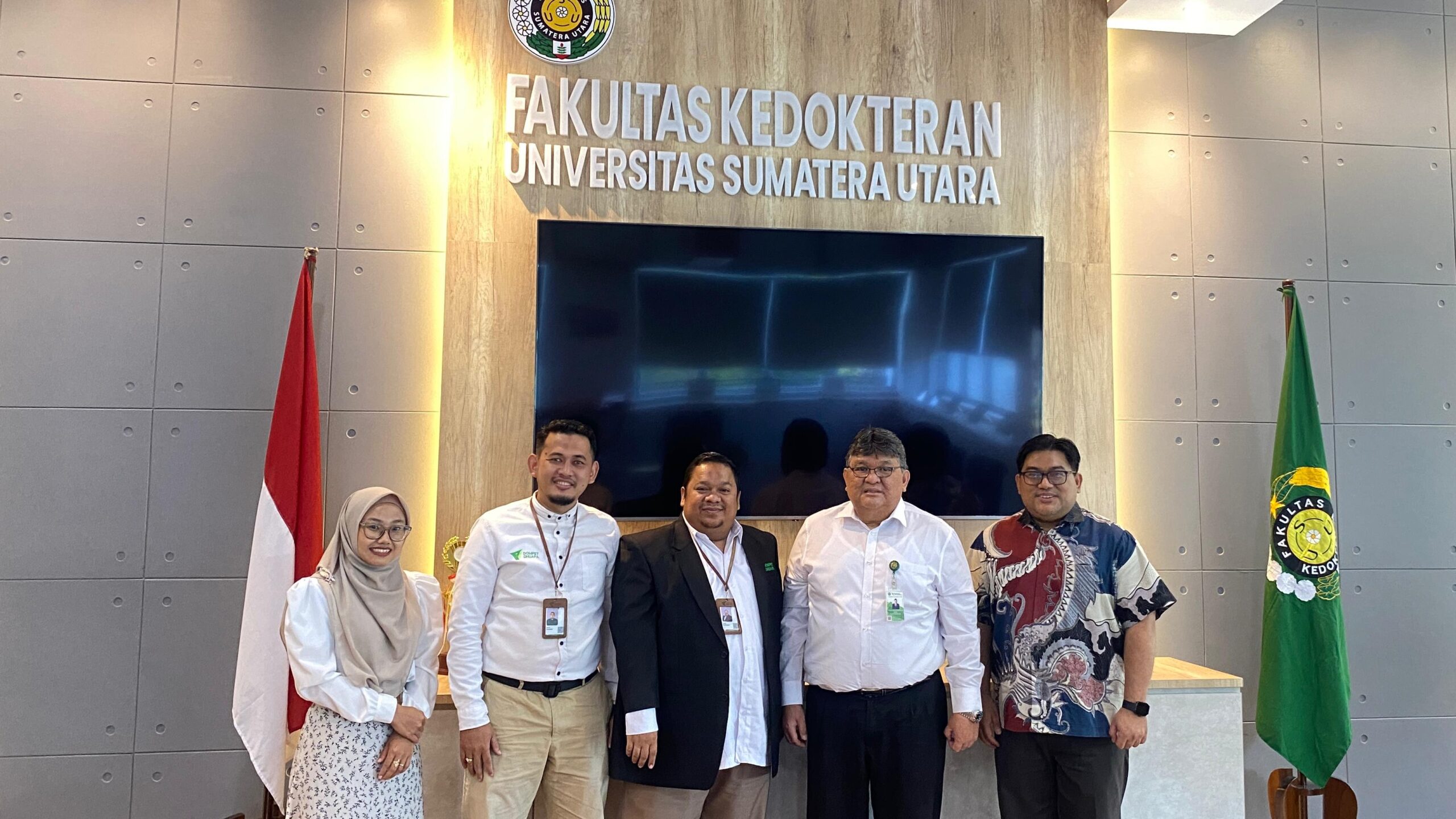 Dekan FK USU Terima Kunjungan Pimcab DD Waspada, Beri Dukungan Penuh dan Siap Kolaborasi Program Penyaluran ZISWAF