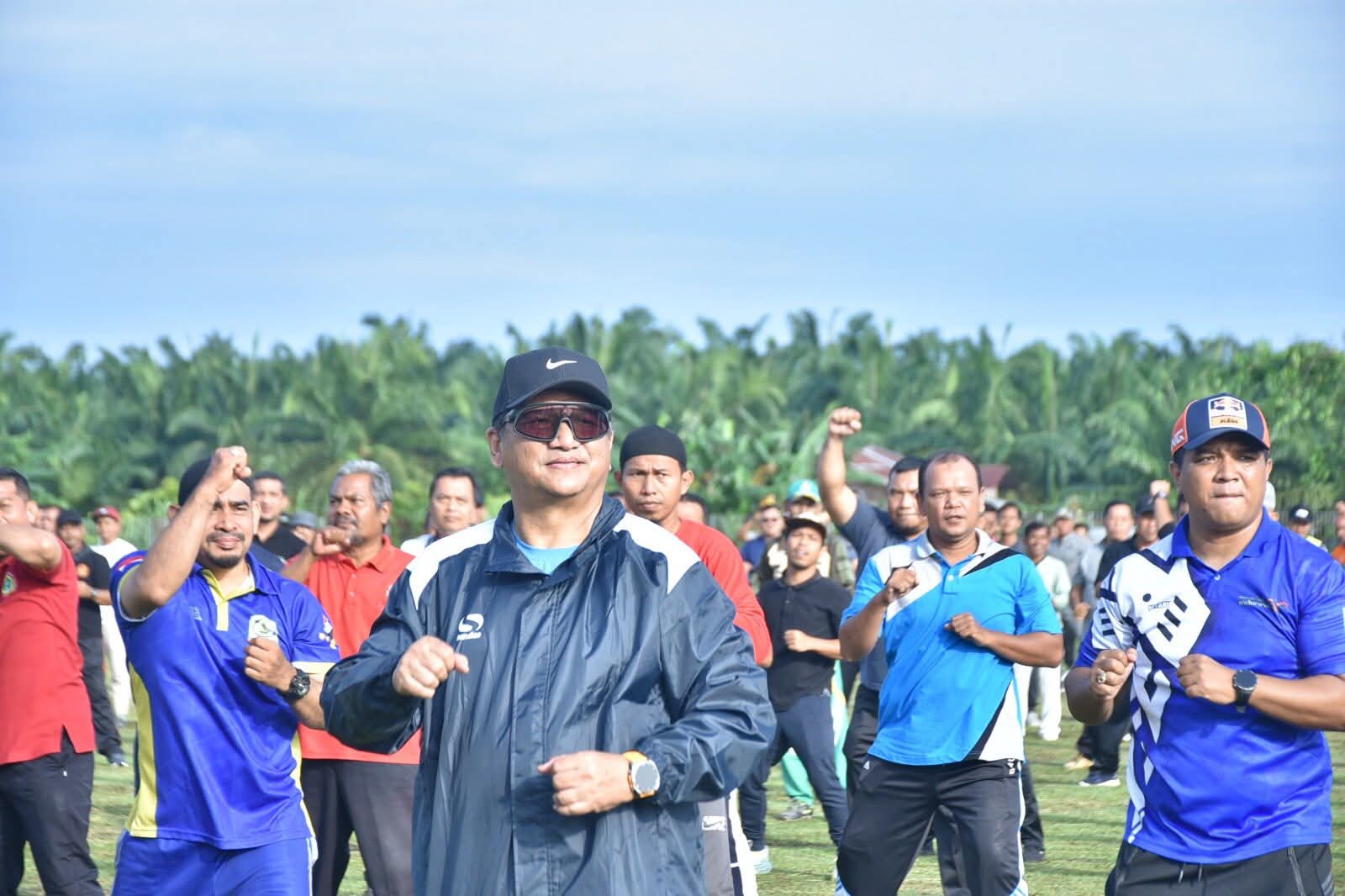 Senam Sehat Massal Bentuk ASN Pemkab Aceh Tamiang Sehat