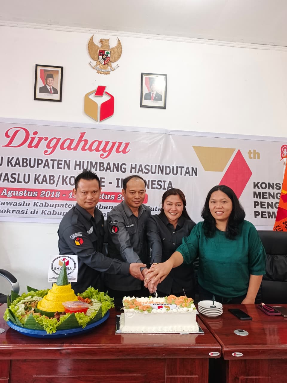 Di Humbahas, HUT Ke-7 Bawaslu Kabupaten/Kota Dirayakan Sederhana